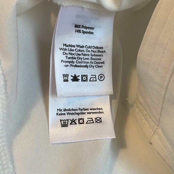 Eddie Bauer Women's Classic Fit Stretch Snow White shirt size L - Picture 6 of 7